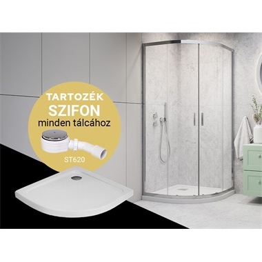 H2O COMFORT A 90 ZUHANYKABIN + SLIM NERO A 90 ZUHANYTÁLCA + ST620 SZIFON H2O COMFORT A 90 ZUHANYKABIN + SLIM NERO A 90 ZUHANYTÁLCA + ST620 SZIFON