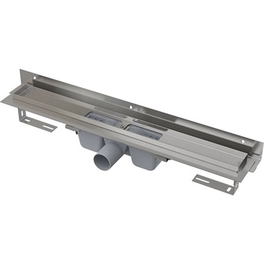 Alcaplast flexible zuhanyfolyóka falhoz szigetelési gallérral 950