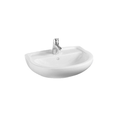 alföldi bázis mosdó 65 cm, fehér, 3 fúrt csaplyuk