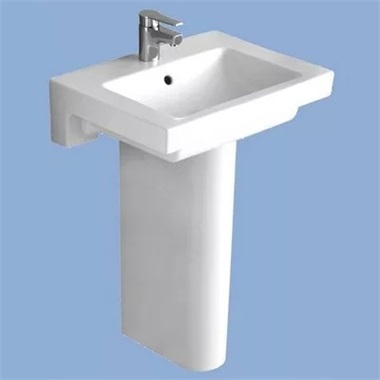 Alföldi Liner mosdó 55 cm, Easyplus bevonattal, fúrt 3 csaplyuk, fehér