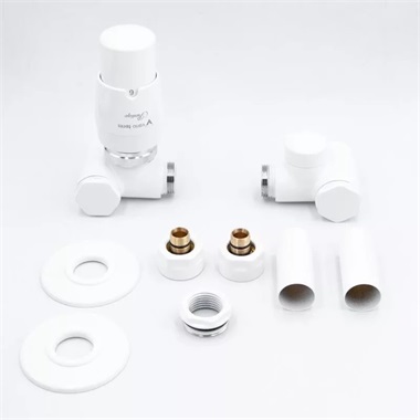 Arezzo design VARIOPEX/INTEGRA radiátor szelep fehér, bal