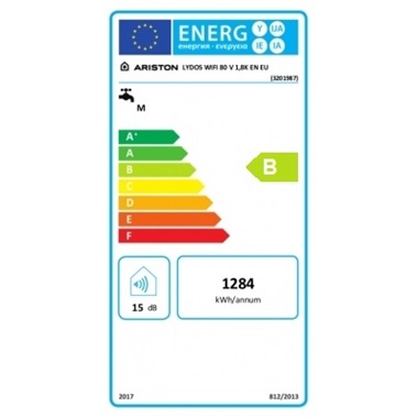 Ariston Lydos elektromos vízmelegítő 80 V, 1,8K EU, 80 l, Eco, LED-es, Wifi