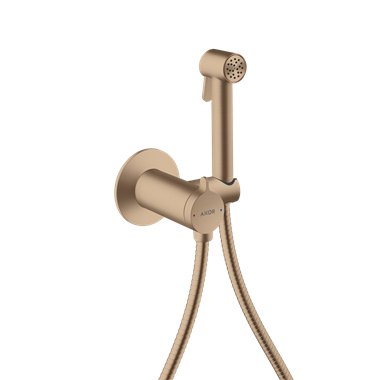Axor Bidette Showers kevertvizes bidé kézizuhany, 1jet, kerek, zuhanytartóval és 1,25m-es zuhanytömlővel