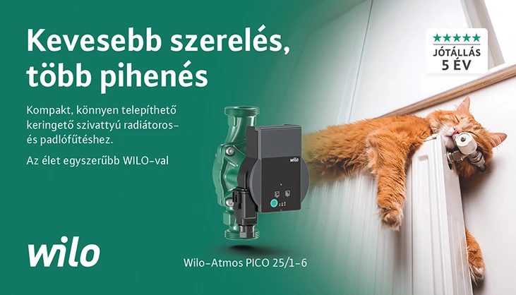 A tudatos felhasználók választása családi házak fűtéséhez - Amit a Wilo-Atmos PICO keringető szivattyúról tudni érdemes