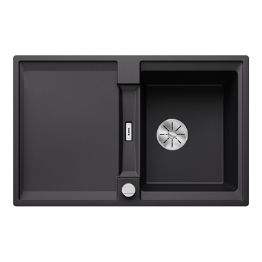 Blanco Adira 45 S silgranit mosogatótálca 78x50x21,2 cm, fekete, excenterrel
