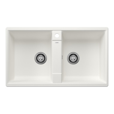 Blanco Zia 9 modogatótálca 86x50x20,2 cm, fehér, excenter nélkül