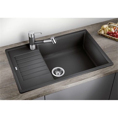 Blanco Zia XL 6 S Compact silgranit mosogatótálca 78x50x20,2 cm, fekete