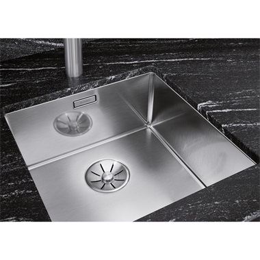 Blanco Claron 400-U mosogatótálca 44x 44x19,9 cm, selyemfényű rozsdamentes acél, excenter nélkül