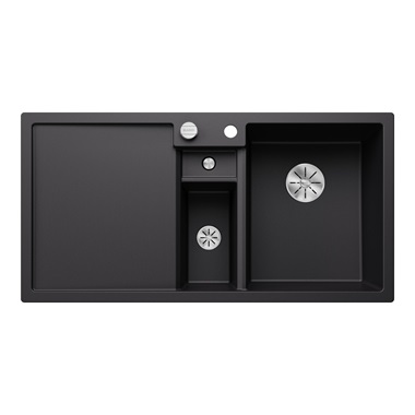Blanco Collectis 6 S silgranit mosogatótálca 100x51x20,2 cm, fekete, excenterrel