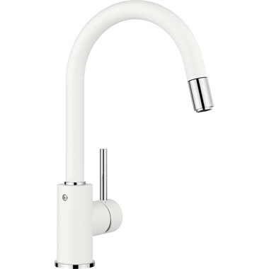 Blanco Mida-S mosogatócsaptelep 10,8x22,3x33,6 cm, kihúzható fejes, fehér