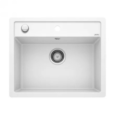 Blanco Dalago 6-F Silgránit mosogató távműködtetővel, fehér 60,5x50 cm Blanco Dalago 6-F Silgránit mosogató távműködtetővel, fehér 60,5x50 cm
