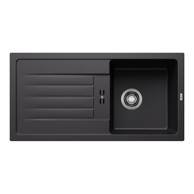 Blanco Favum 45 S silgranit mosogatótálca 86x43,5x19,2 cm, fekete, tartozék nélkül, excenter nélkül