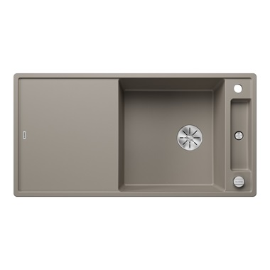 Blanco Axia III 6 S XL mosogatótálca 100x51x20,2 cm, tartufo, excenterrel, fa vágódeszkával