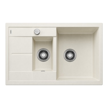 Blanco Metra 6 S Compact silgranit mosogatótálca 78x50x20 cm, törtfehér, lefolyó-távműködtetővel