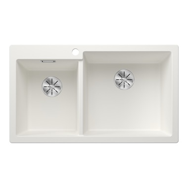 Blanco Pleon 9 silgranit mosogatótálca 86x50x23,2 cm, fehér, tartozékok nélkül, excenter nélkül