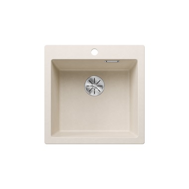 Blanco Pleon 5 silgranit mosogatótálca 51,5x51x23,2 cm, törtfehér, tartozékok nélkül, excenter nélkül
