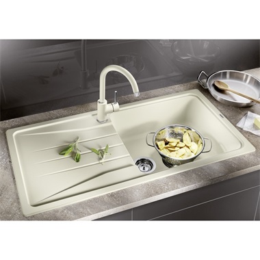 Blanco Sona XL 6 S silgranit mosogatótálca 100x50x20,2 cm, fehér, excenter nélkül