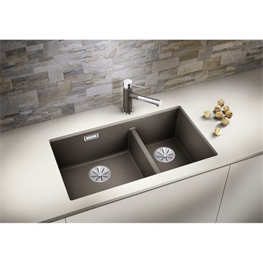 Blanco Subline 430/270-U silgranit mosogatótálca 75,5x46x21,2 cm, tartufo, excenter nélkül