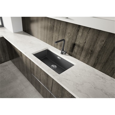 Blanco Subline 700-U silgranit mosogatótálca 73x46x 20,2 cm, fekete, excenter nélkül