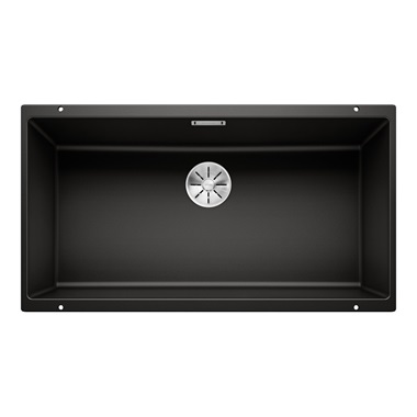 Blanco Subline 800-U silgranit mosogatótálca 83x46x23,2 cm, fekete excenter nélkül