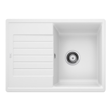 Blanco Zia 45 S Compact Silgranit mosogatótálca 68x50x20,2 cm fehér, excenter nélkül