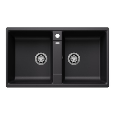 Blanco Zia 9 silgranit mosogatótálca 86x50 x20,2 cm, fekete, excenter nélkül