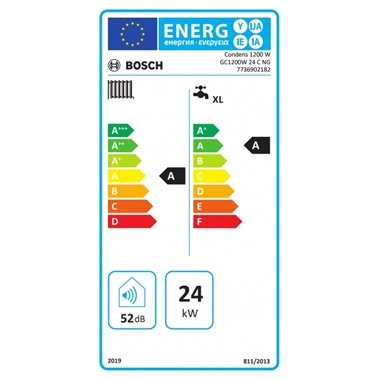 Bosch Condens  GC1200W 24 C / 23 Fali kondenzációs kombi gázkazán