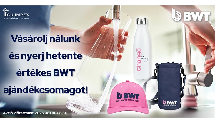 BWT-vel a nyár is jobb – heti nyereményjáték a Cu Impexnél!
