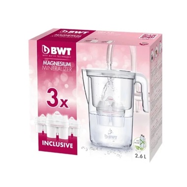 BWT Vida kancsó 2,6 l fehér +3 filter, manuális