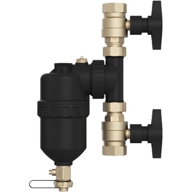 Computherm mágneses iszapleválasztó 1" 2,8 m3/h (ds5-25) (fekete szűrőház)