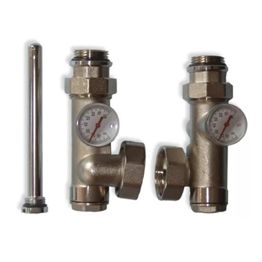 Computherm szivattyú csatlakozó hőmérővel merülőhüvellyel és visszacsapószeleppel( párban)