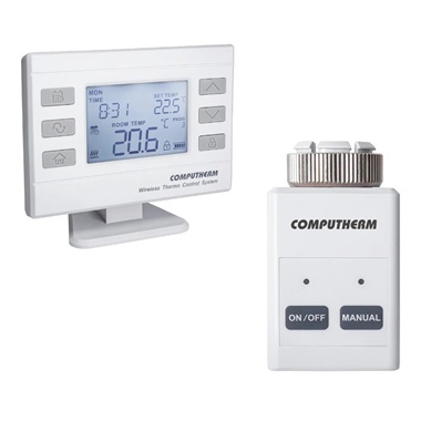 COMPUTHERM Q12RF ÁLLÍTÓMŰ + Q72RF TRV TERMOSZTÁT