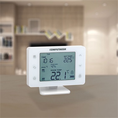 Computherm digitális szobatermosztát, vezeték nélküli, programozható