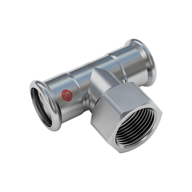 Conex & Banninger inox menetes T-idom 15x1/2x15 mm