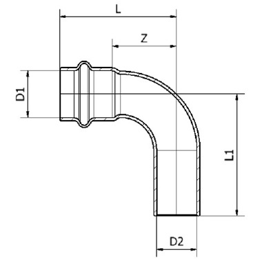 Conex & Banninger Maxi Pro ív 90° KB, 3/8"