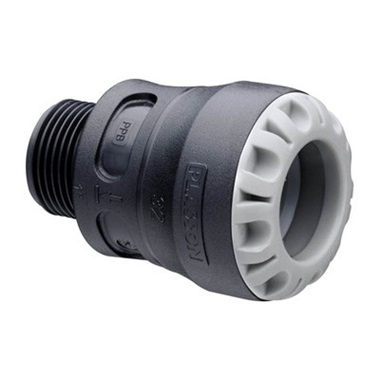 Plasson Series 1 KPE csatlakozó idom KM, PN16, SDR11 50 mm-6/4"