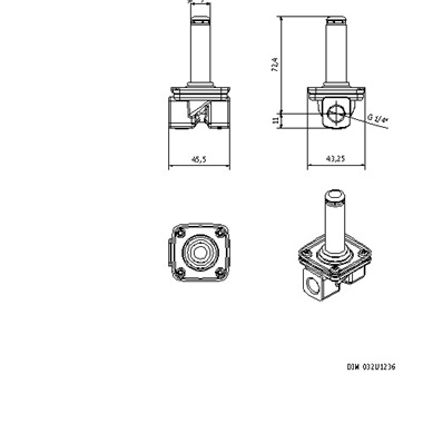 Danfoss EV220B 6B G mágnesszelep 1/4"