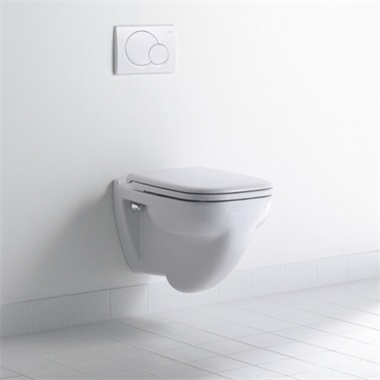 Duravit D-Code laposöblítésű fali WC 335x540 mm