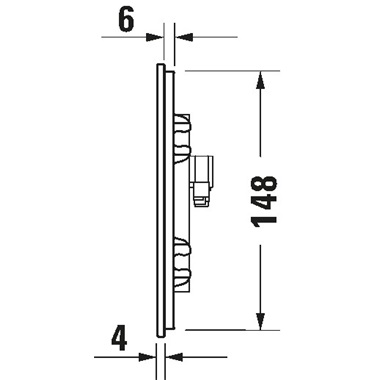 Duravit DuraSystem A2 nyomólap