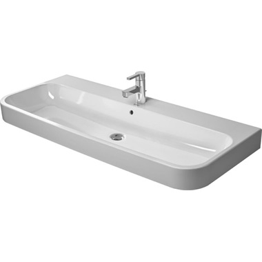 DURAVIT Happy D.2 bútorral aláépíthető mosdó 120×50,5 cm, WonderGliss