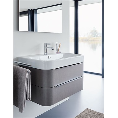 Duravit Happy D.2  poltra építhető mosdó 65 cm, fehér (alul mázas)