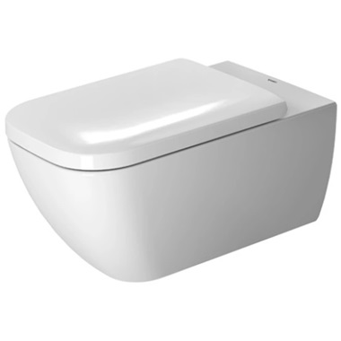 Duravit Happy D.2 fali WC 36,5x62 cm, rimfree, magasfényű fehér