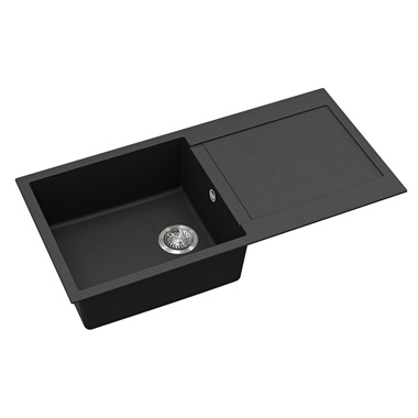 Evido Cubo XL 6S gránit mosogatótálca 100x50 cm, antracit