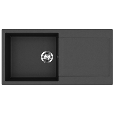 Evido Cubo XL 6S gránit mosogatótálca 100x50 cm, antracit