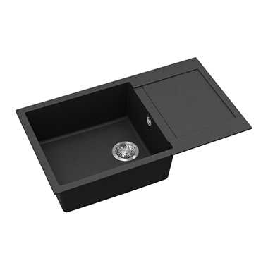 Evido Cubo XL 6S gránit mosogatótálca 86x50 cm, antracit