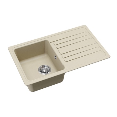 Evido Home 45S gránit mosogatótálca 76,5x46 cm, bézs