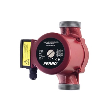 Ferro 25-80 180 keringetőszivattyú, ivóvízhez