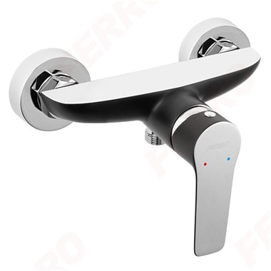 Ferro Adore Black zuhanycsaptelep, fekete króm