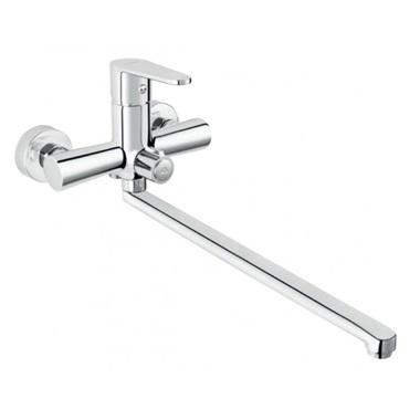 Ferro Algeo falra szerelhető kád és mosdó csaptelep króm