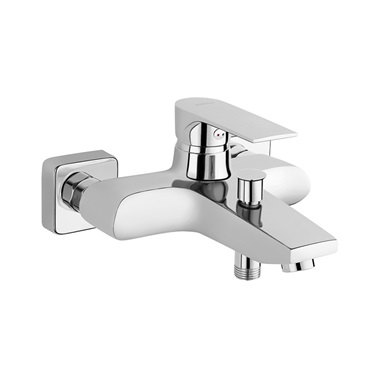 Ferro Algeo Square egykaros kádcsaptelep, króm